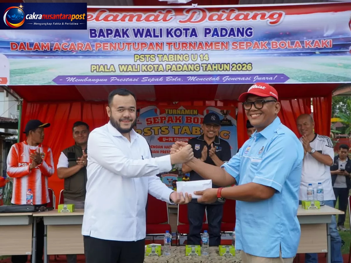 Wali Kota Padang Saksikan Semifinal U-14, Dorong Lahirnya Bibit Sepak Bola Masa Depan