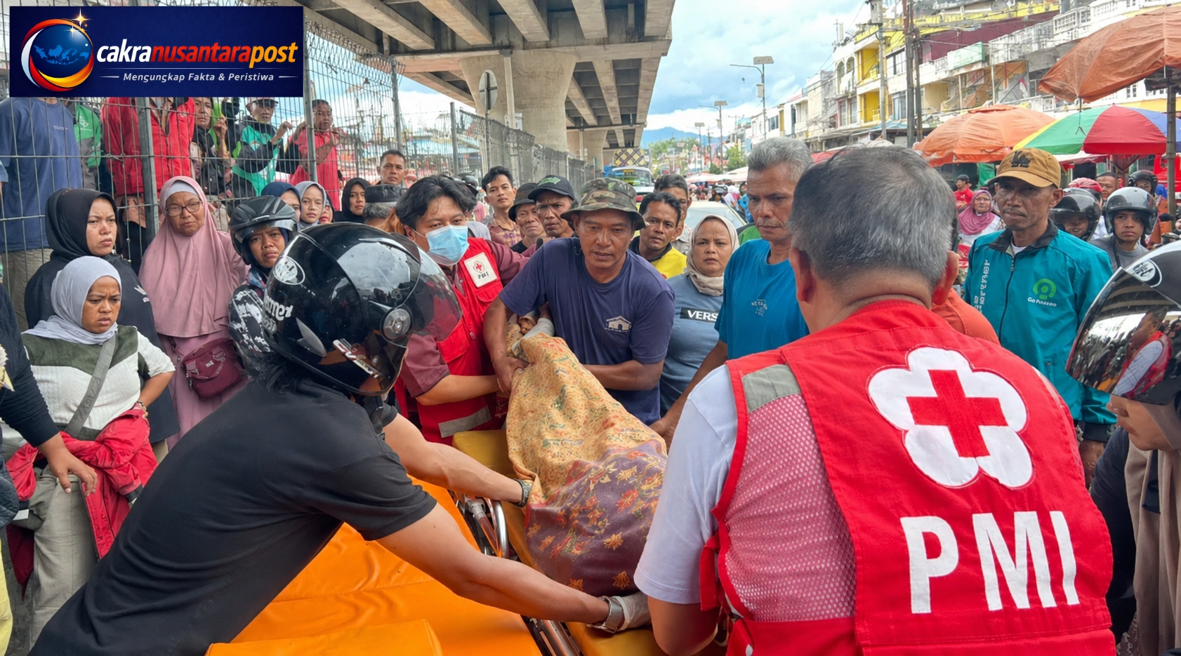 Mayat Pria Tanpa Identitas Ditemukan di Bawah Flyover Aur Kuning Bukittinggi