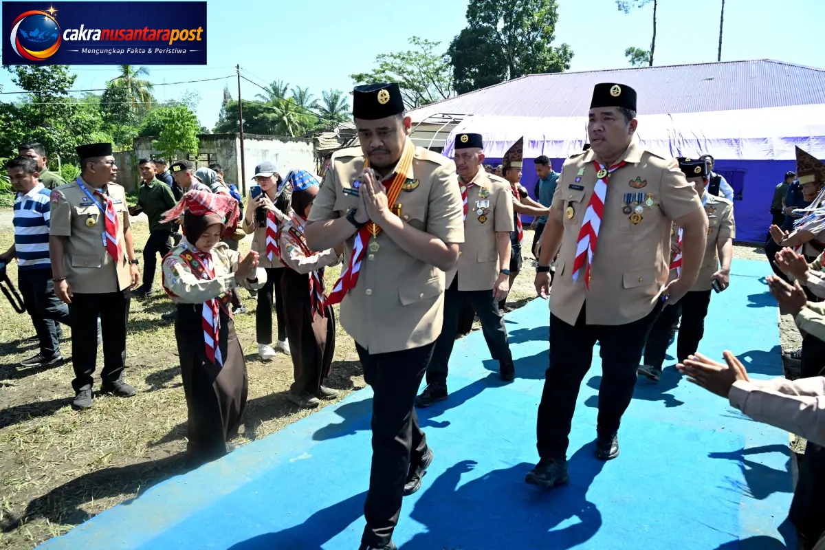 Bobby Nasution Tutup Jamdasu XI, Berangkatkan 19 Petugas Upacara ke Jambore Nasional