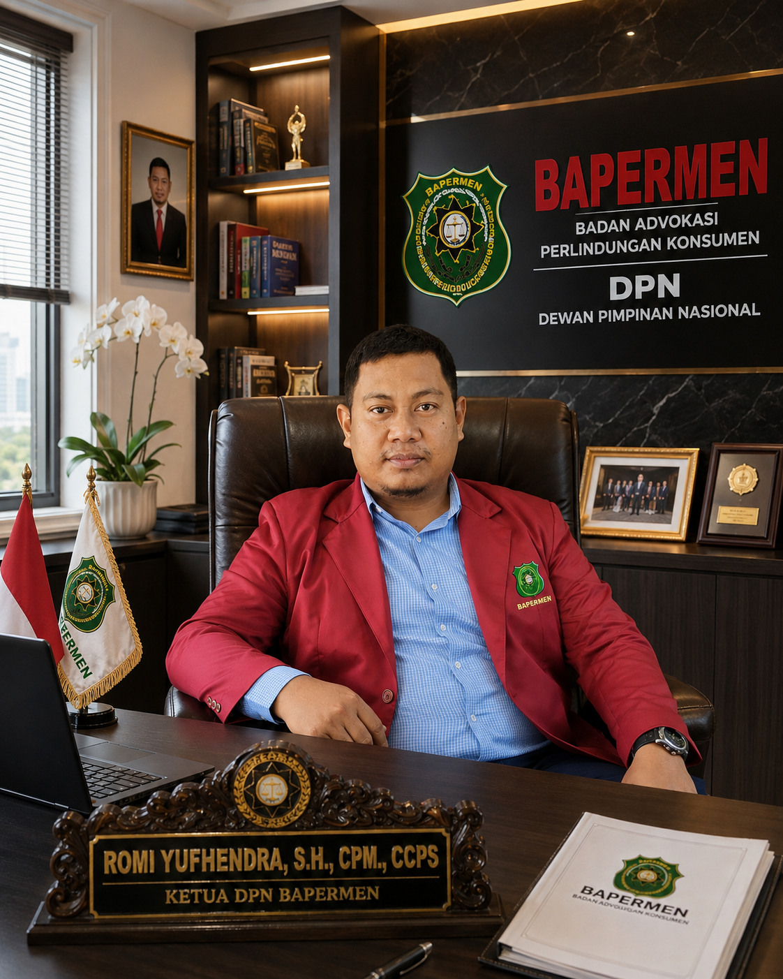 Ketua DPN BAPERMEN Ajak Masyarakat Kibarkan Merah Putih, Jajaran Daerah Diminta Turut Berpartisipasi