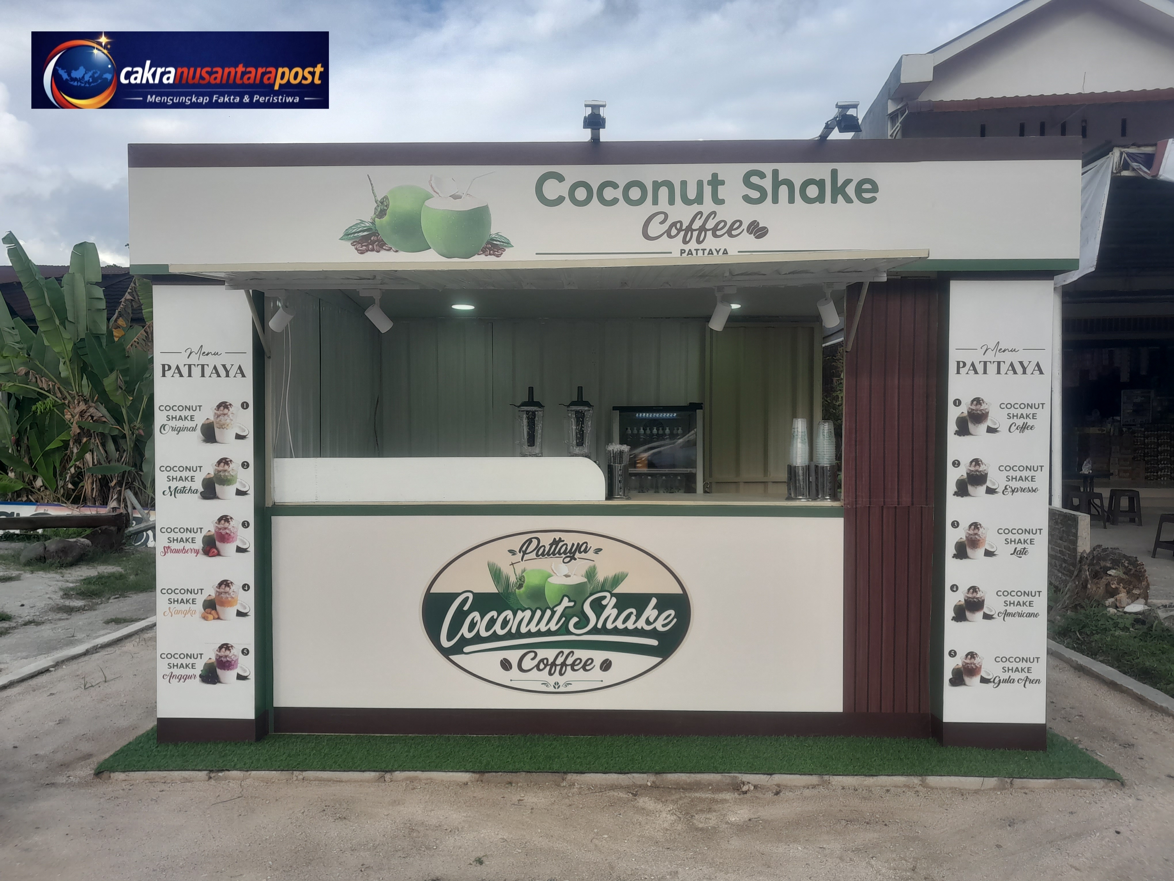 Minuman Populer Khas Thailand Hadir Di Kota Padang PATTAYA Coconut Shake & Coffe.