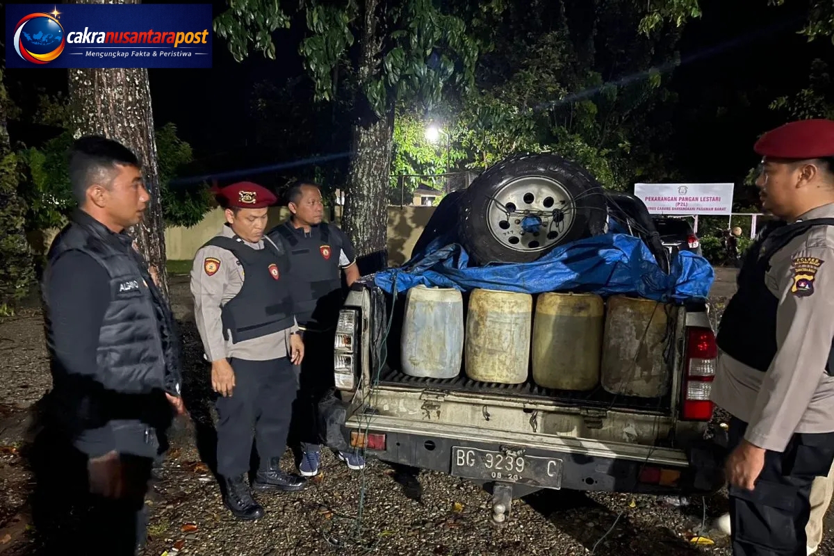 Polres Pasaman Barat Ungkap Dugaan Penyalahgunaan BBM Subsidi, Seorang Pria Diamankan