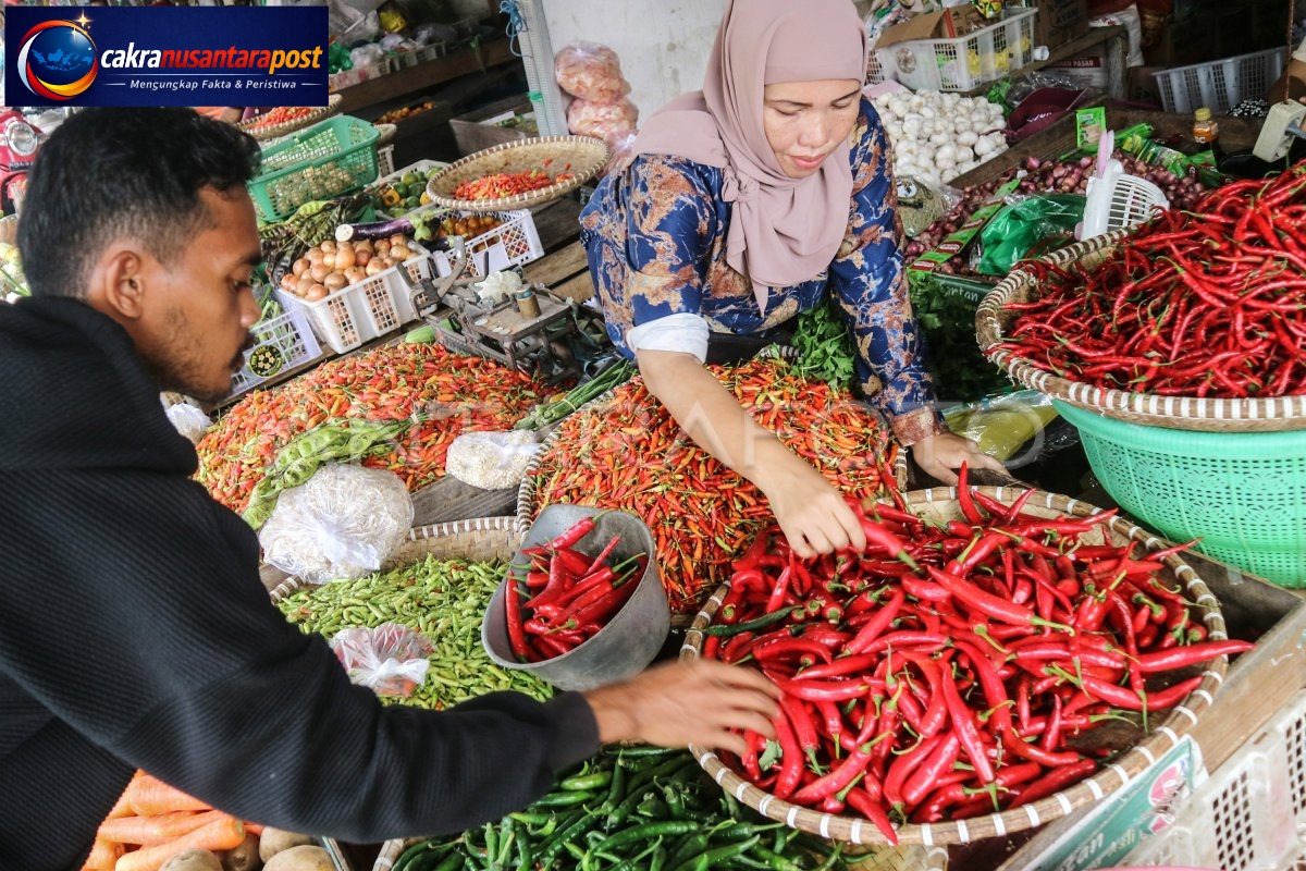 Harga Cabai di Pasar Raya Padang Berubah, Cabai Non Lokal Turun, Rawit Hijau Naik