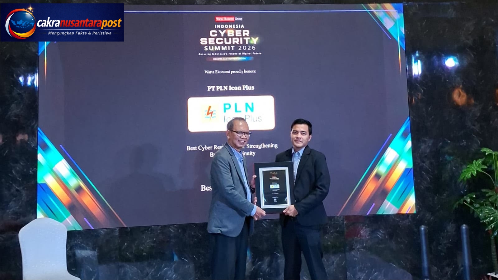Jaga Keamanan Ekosistem Digital, PLN Icon Plus Raih Indonesia Cyber Security Summit 2026