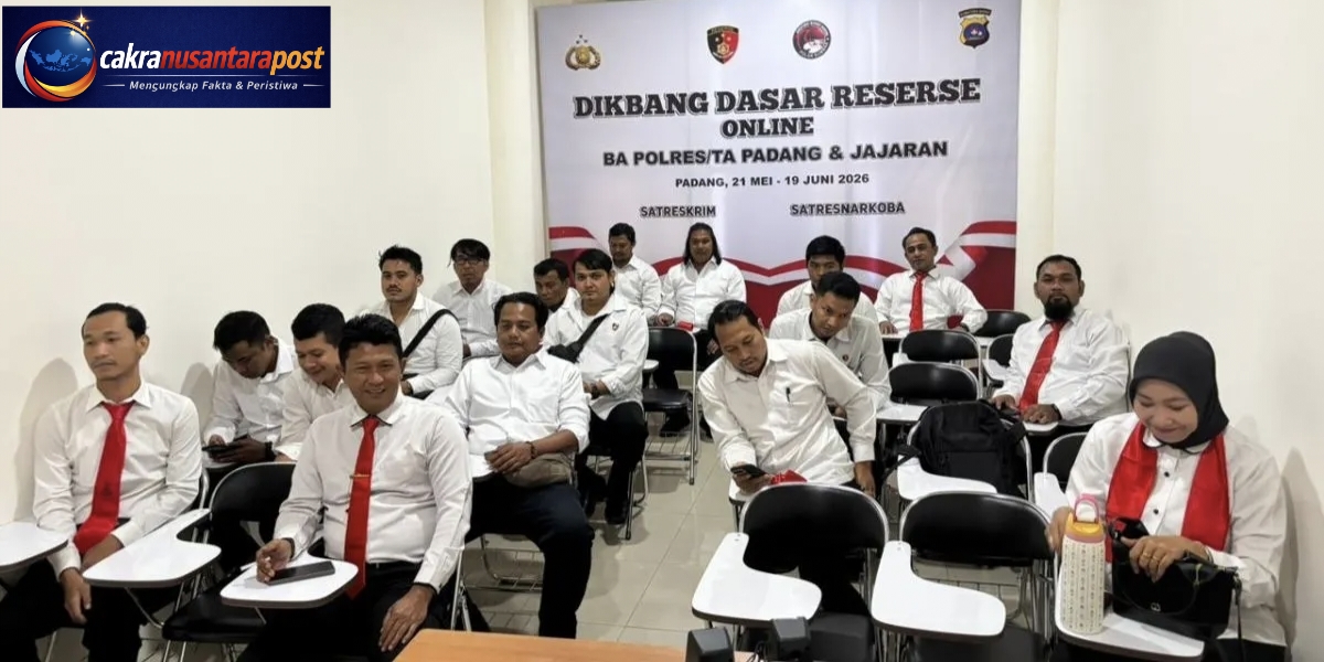 Ratusan Personel Reserse Polresta Padang Digembleng Dikbang Mabes Polri Selama Sebulan