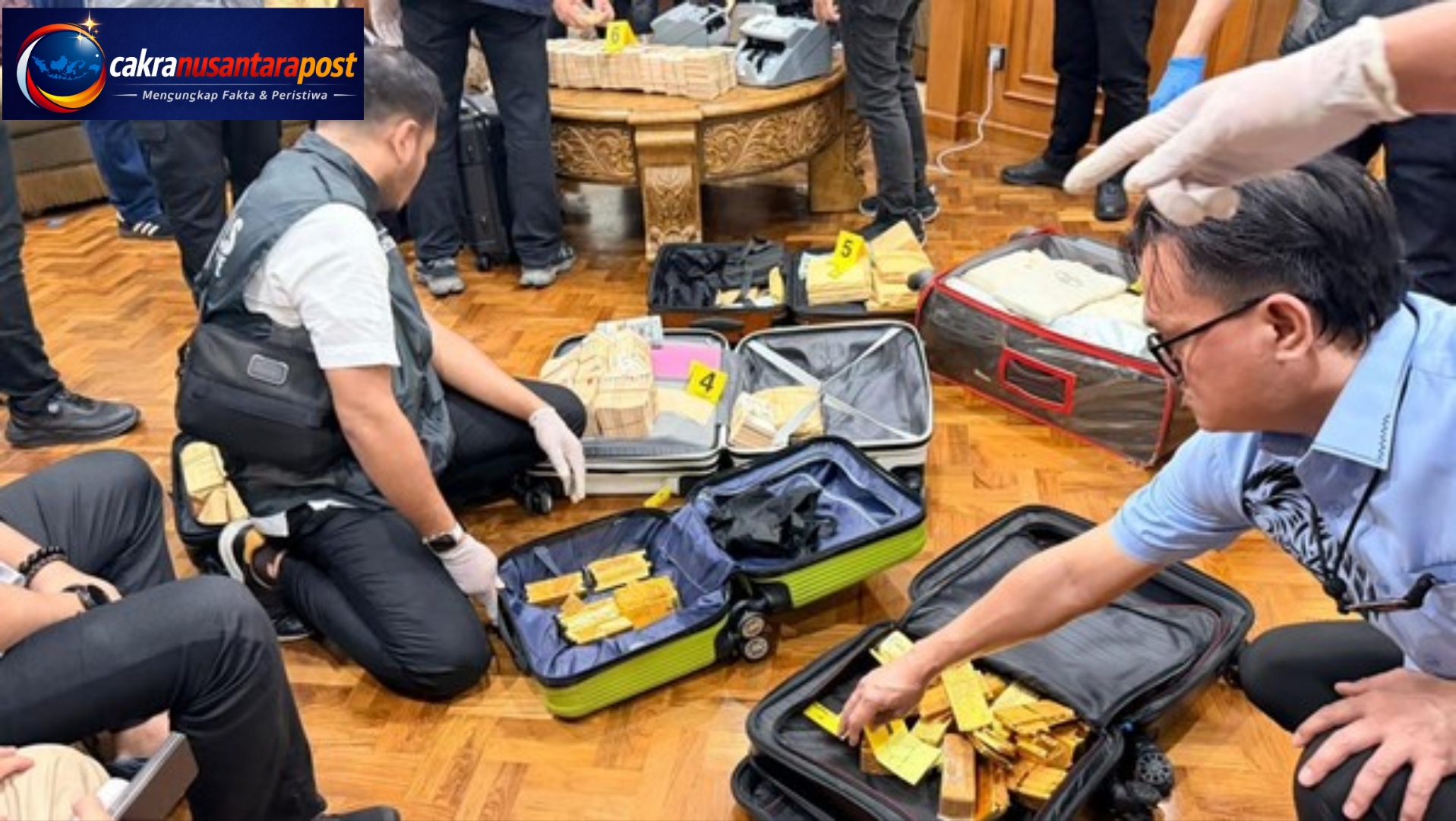 Polri Sita 74 Kilogram Emas dan Aset Senilai Rp476 Miliar dari Rumah di Bogor