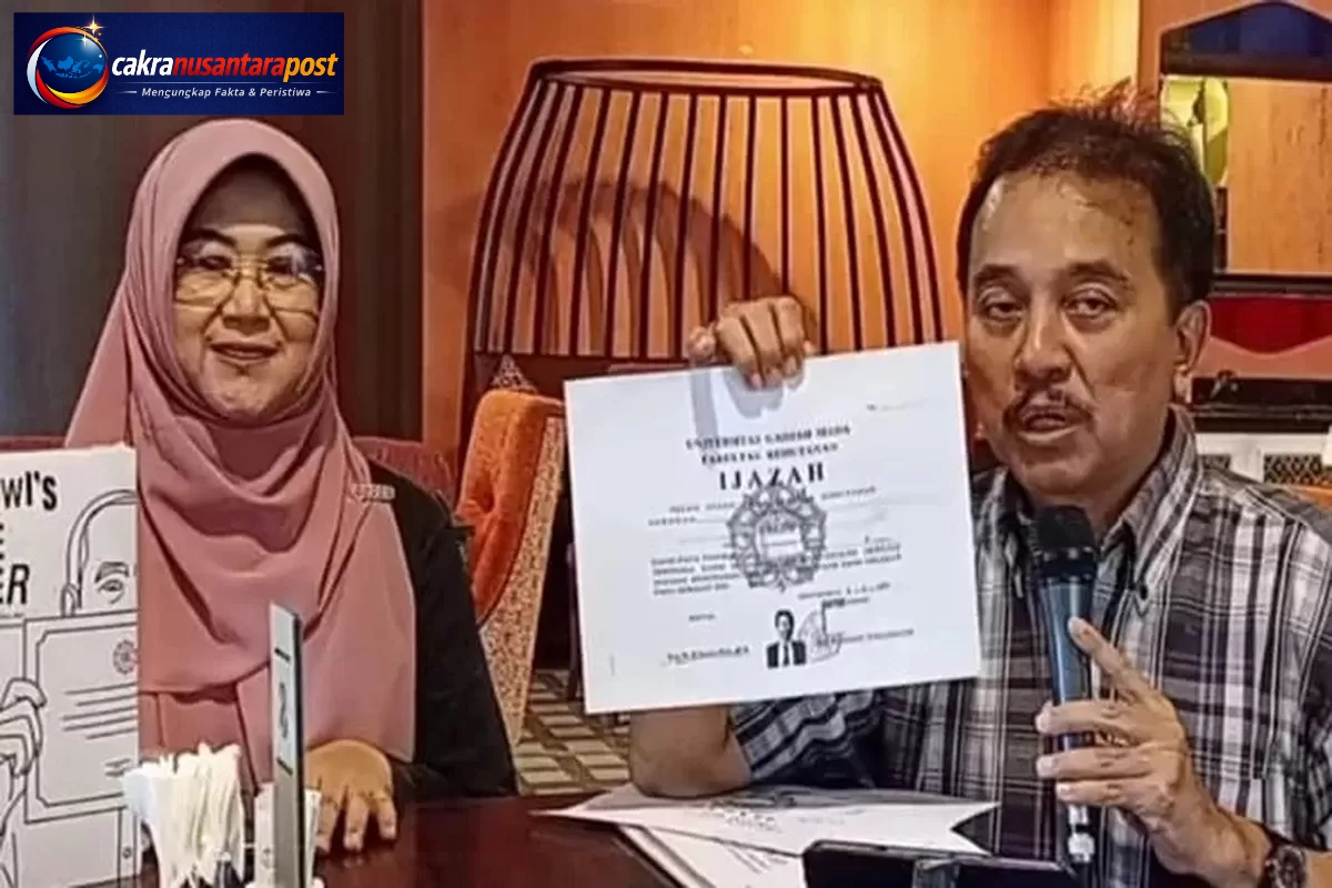 Polda Metro Jaya Dikabarkan Amankan Roy Suryo dan Dokter Tifa