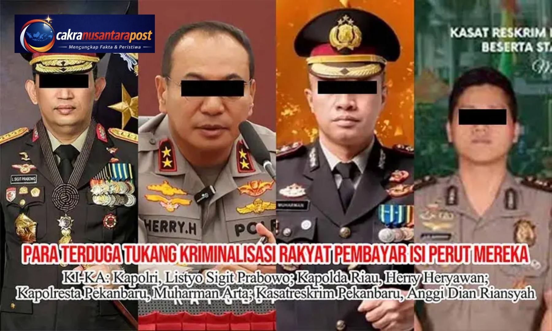 Kawal Kemerdekaan Pers : Siapkan Gugatan Praperadilan Lawan Kapolri Hingga Kasat Reskrim Pekanbaru