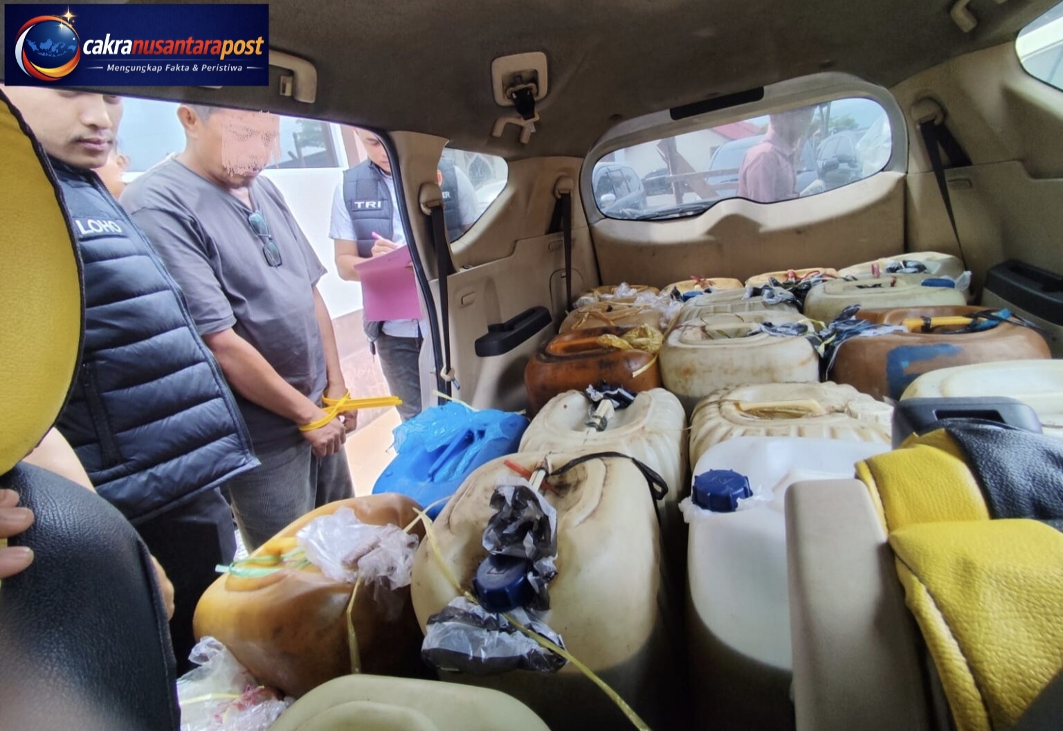 Polres 50 Kota Bekuk Pelansir Solar Subsidi, 620 Liter Diamankan