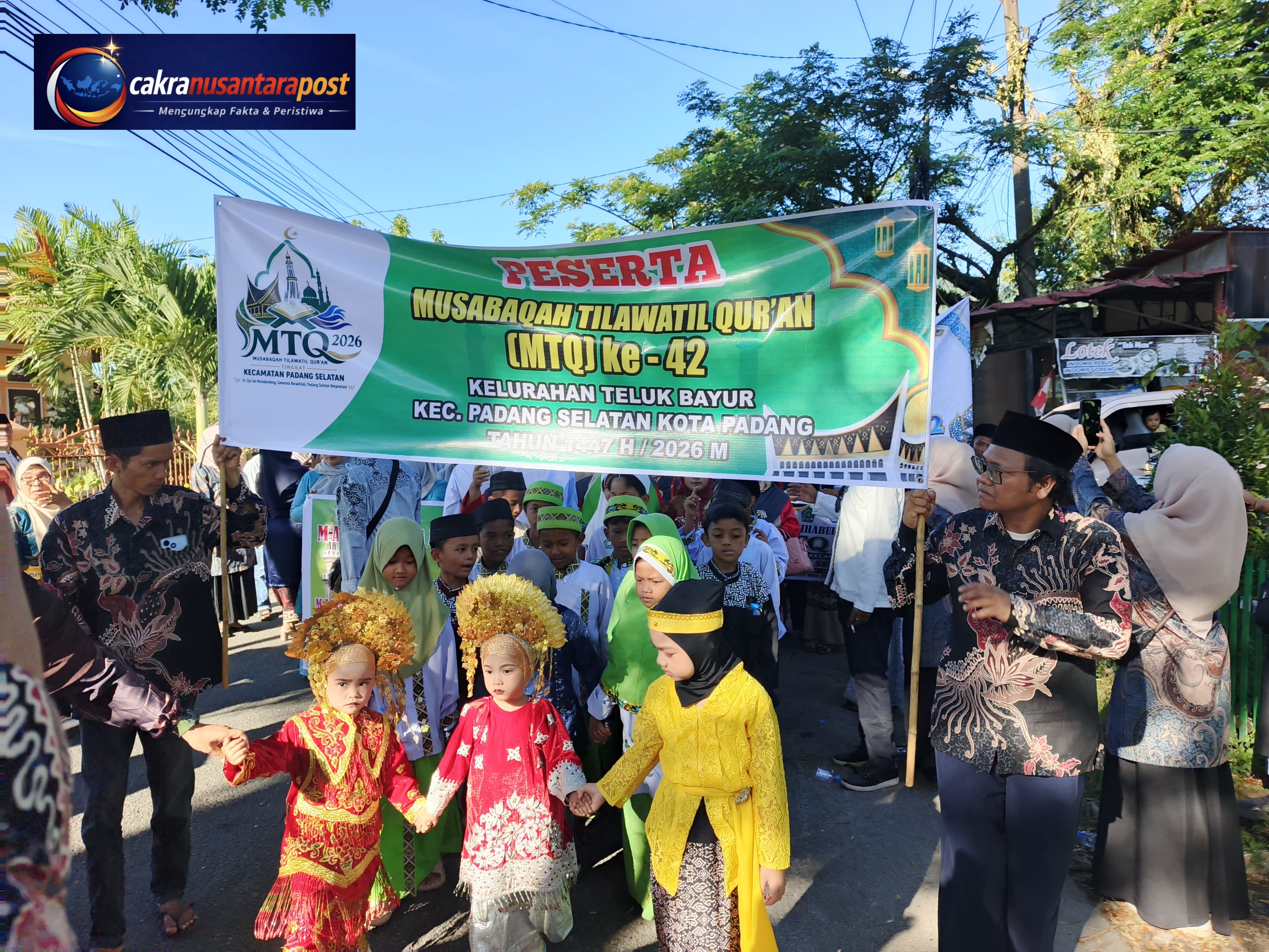 Kekurahan Teluk Bayur Siap Berpestasi: Ikuti Musabaqah Tilawatil Qur'an (MTQ)Ke-42 Tinkat Kecamatan Padang Selatan