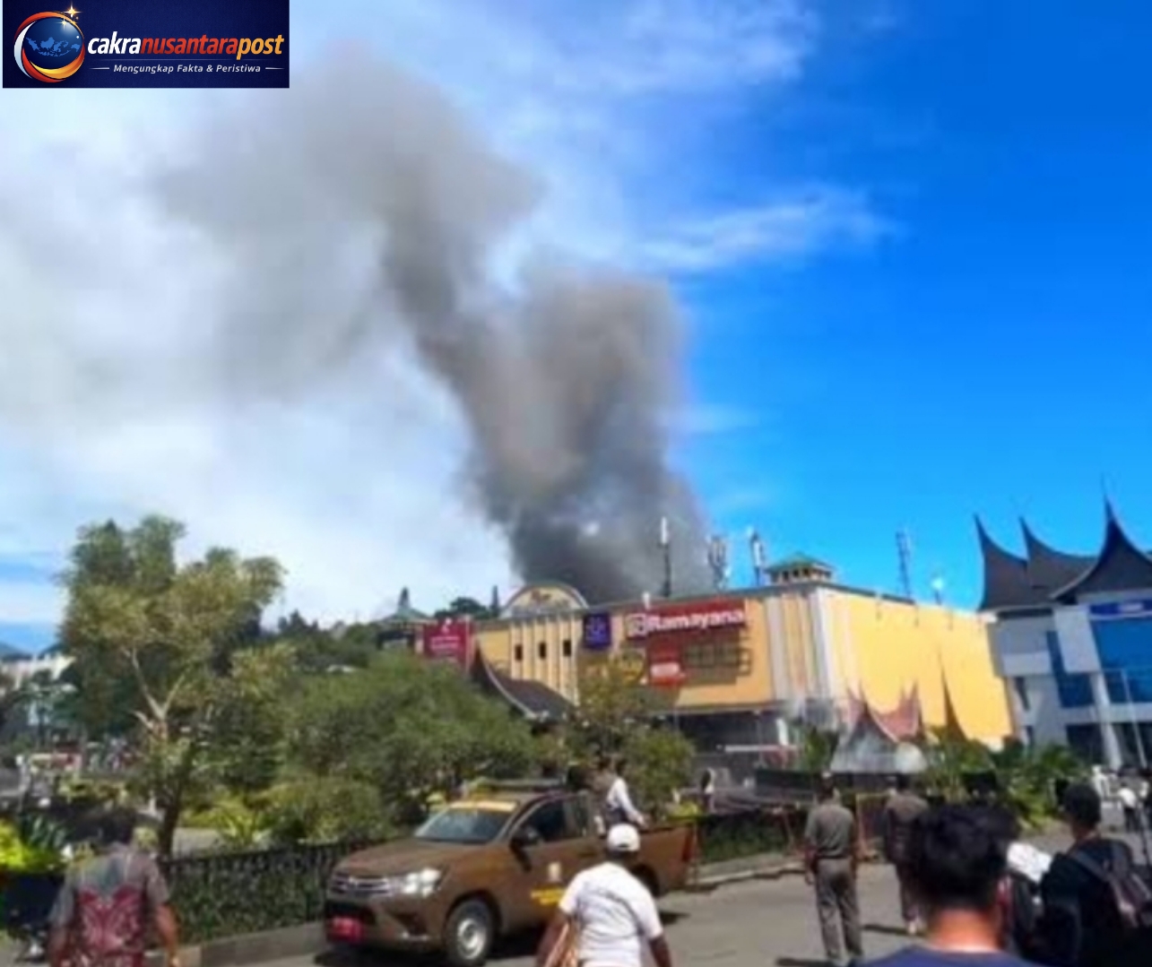 Lansia Tewas dalam Kebakaran Permukiman Dekat Jam Gadang Bukittinggi